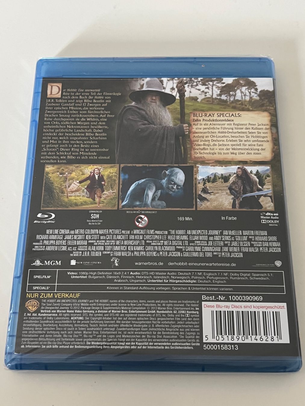 Alle DVDs: Hobbit - Eine Unerwartete Reise Bluray – Neu und originalverpackt aus Altstätten SG von sheamus 1
