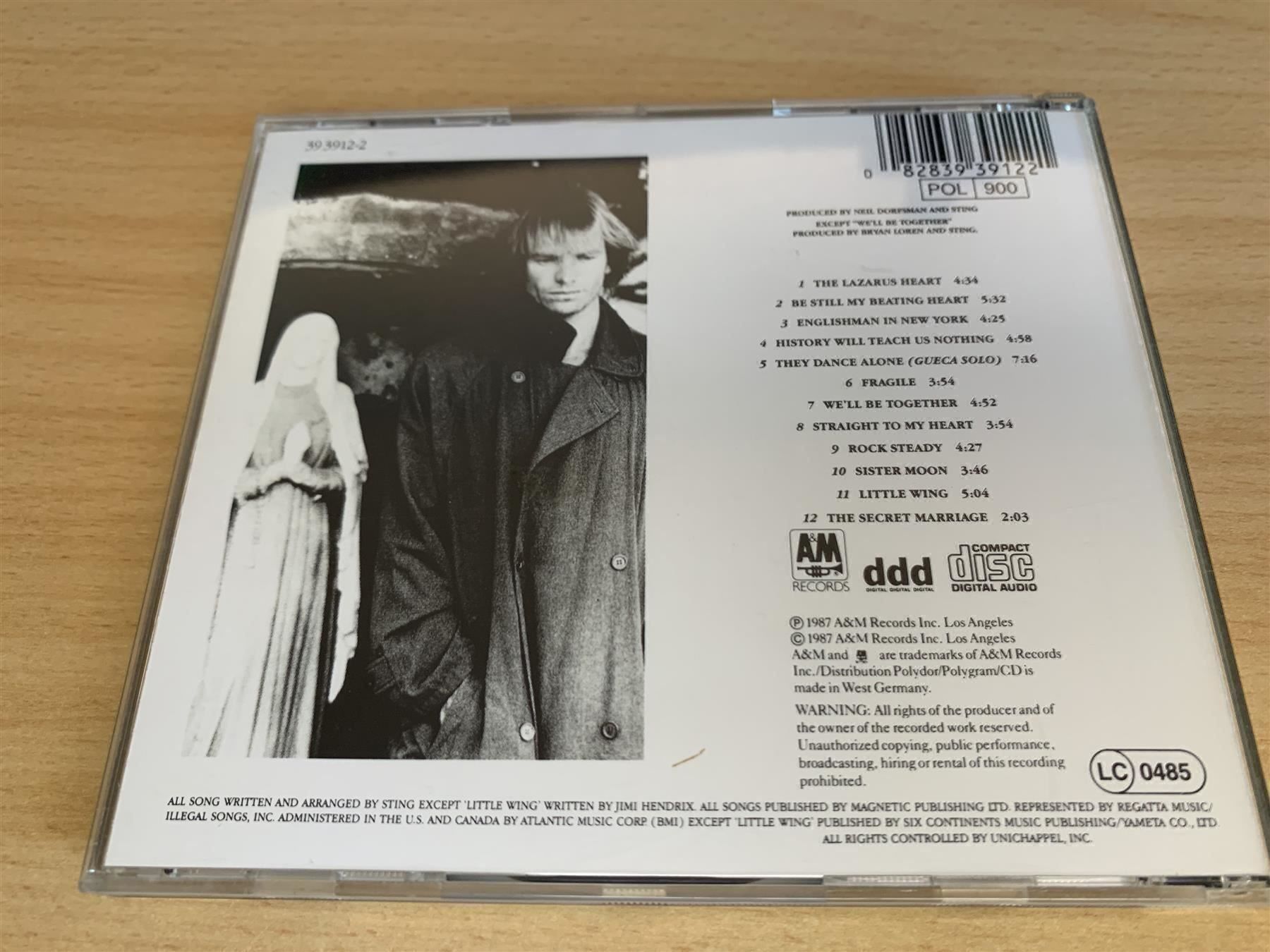 CD: Sting – ...Nothing Like The Sun – Usato da Rikon im Tösstal venduto da Alpenmutz 1