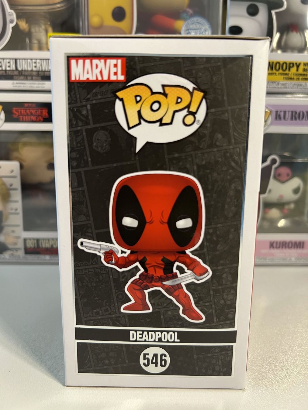 Funko Statuette: Funko POP! Marvel Deadpool (Gun & Sword First Appearance) – Nuovo e nell'imballaggio originale da Le Mouret venduto da perfectbijou 1