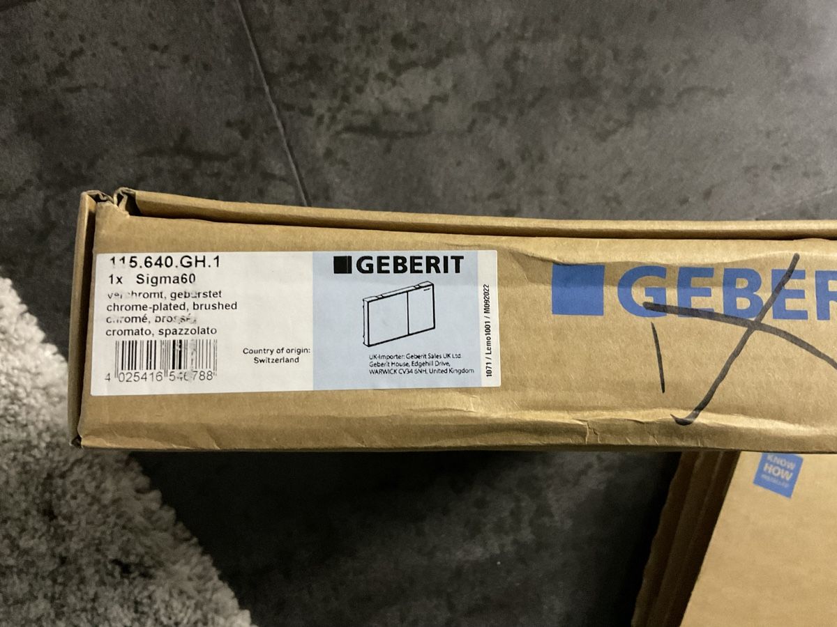 Geberit WC: Abdeckpatte Geberit Sigma 60 – Neuf avec emballage d'origine à Pratteln par andrea9669 1