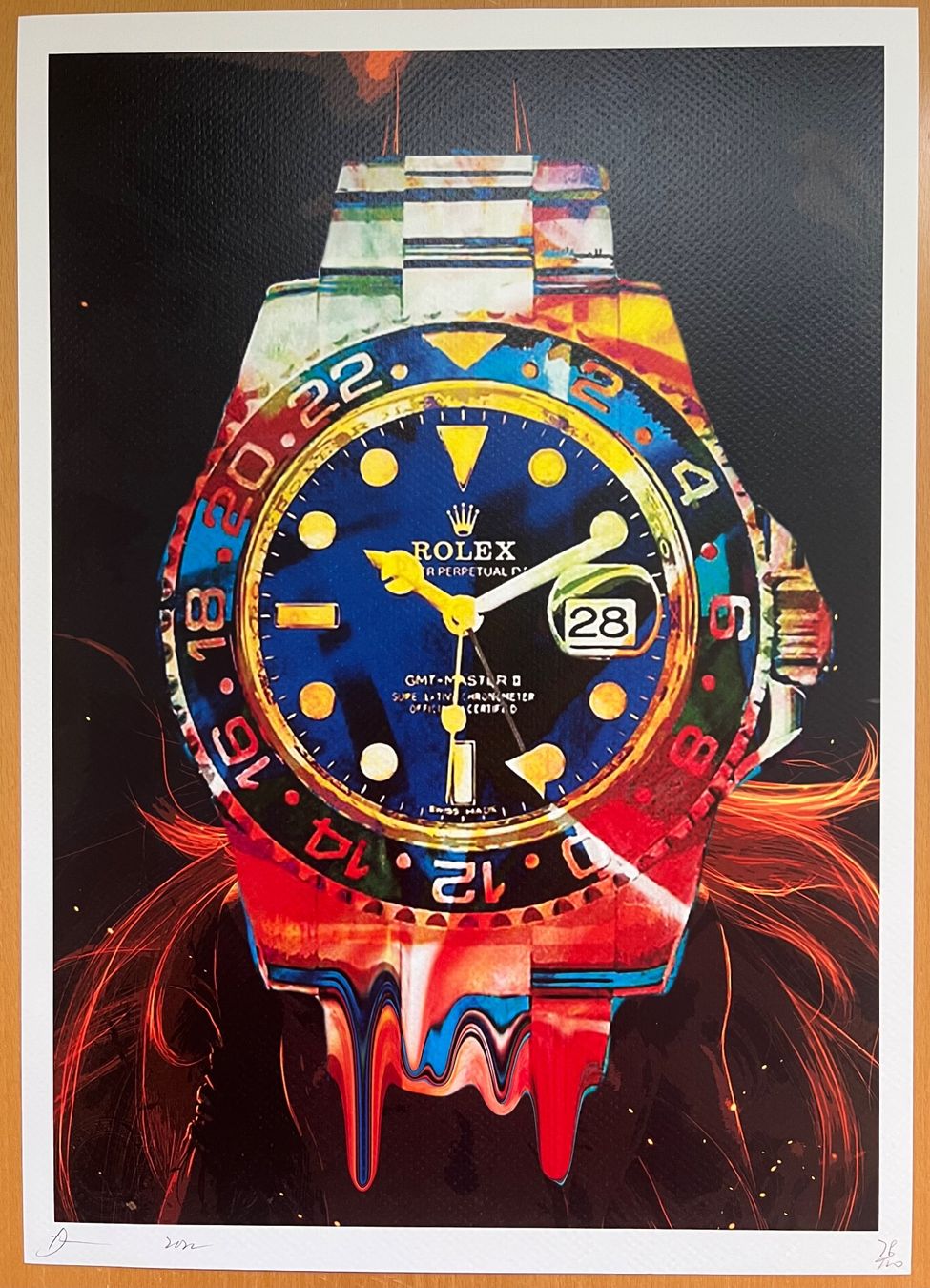 Grafica & Litografie: DEATH NYC : Rolex GMT MASTER II 79/100 – Nuovo (secondo la descrizione) da Basel venduto da La.Bonne.affaire 1