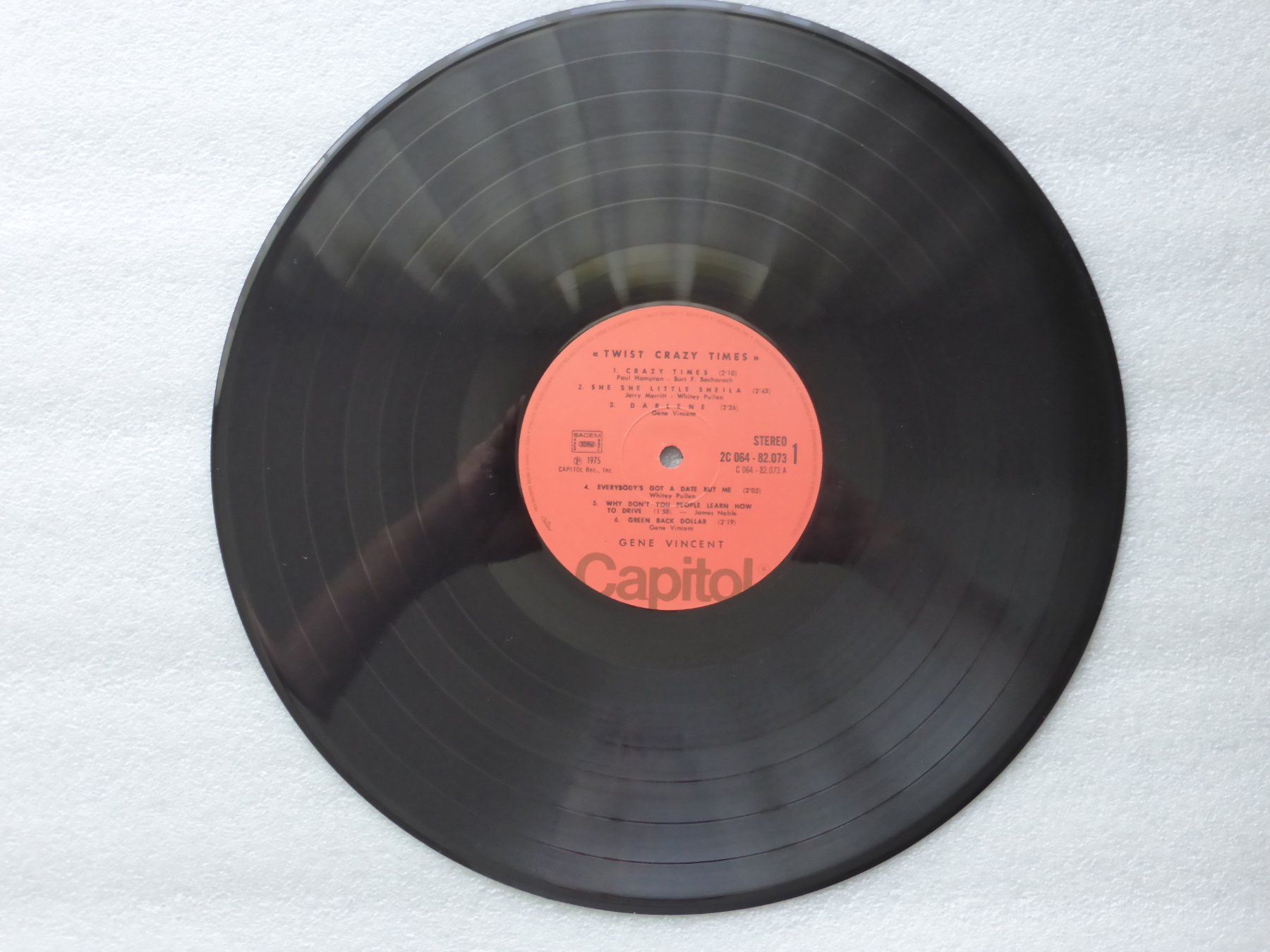 Dischi in vinile: VINYL  LP  GENE VINCENT – Usato da Küssnacht am Rigi venduto da Sunnestrahl 1