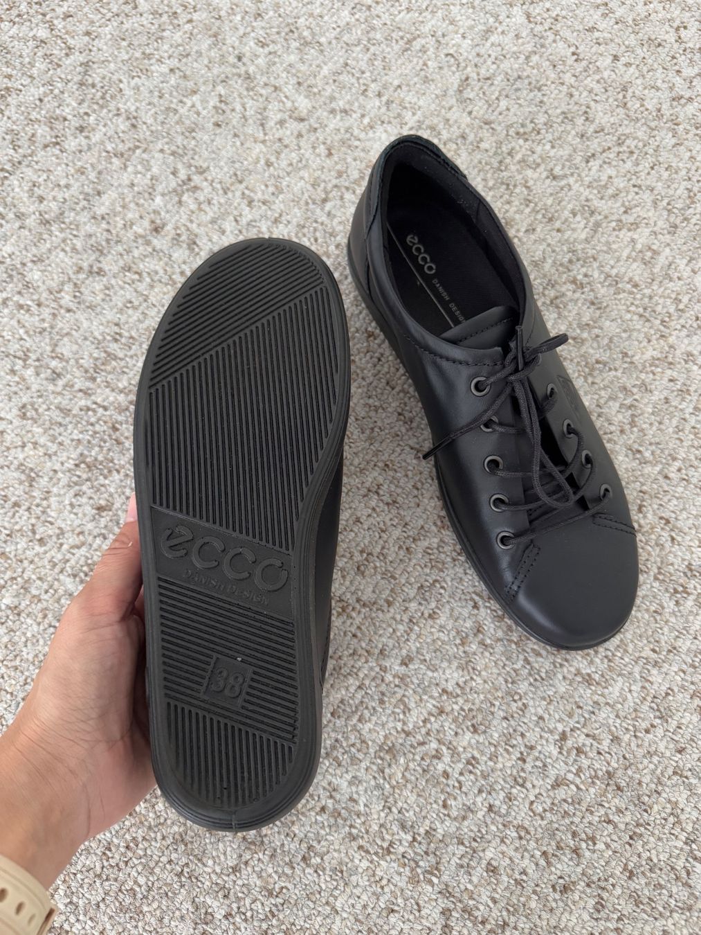 Ecco Scarpe da donna: Schwarze Ecco Schuhe, Gr. 38, neuwertig – Nuovo (secondo la descrizione) da Triesen venduto da dardaleni 2