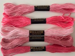 5x Stickgarn neu