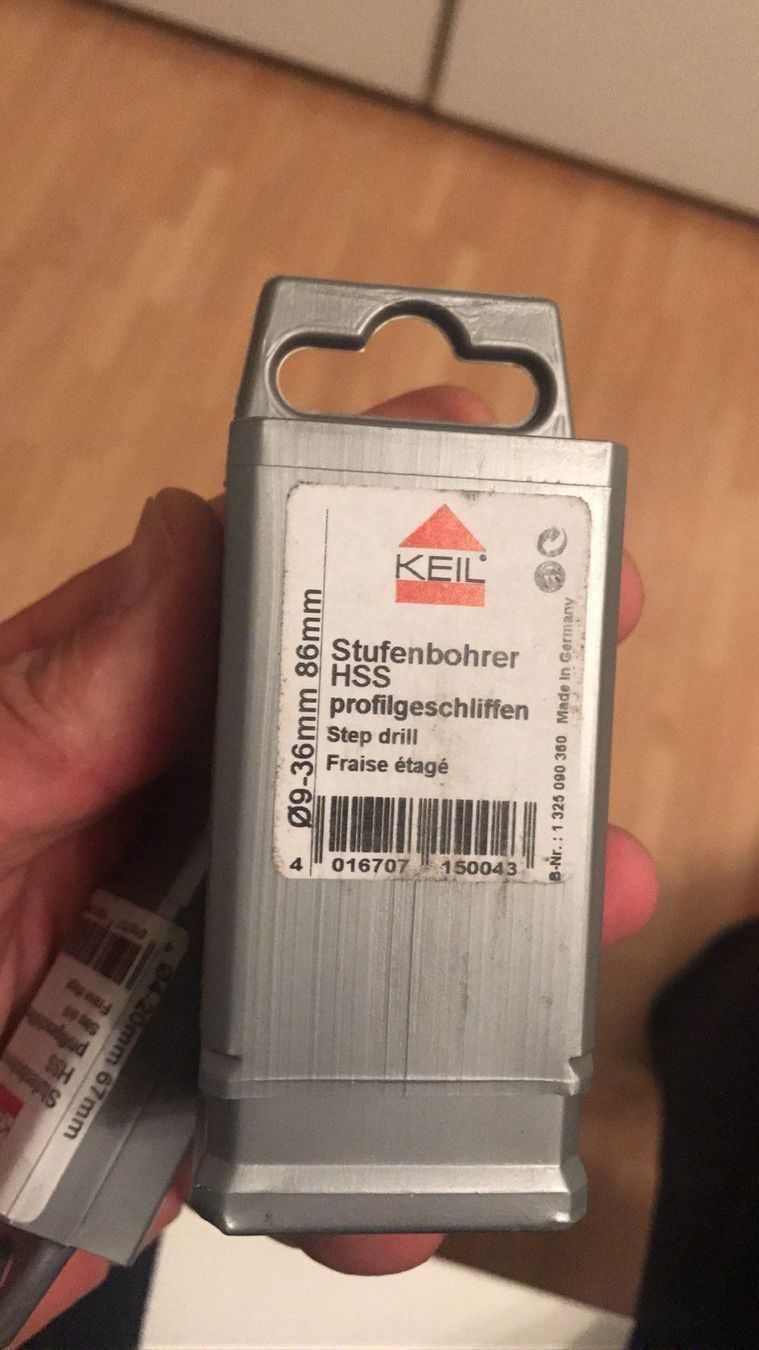 Tutti gli attrezzi: Stufenbohrer 9-36mm – Nuovo e nell'imballaggio originale da Dietikon venduto da Emoruk 1