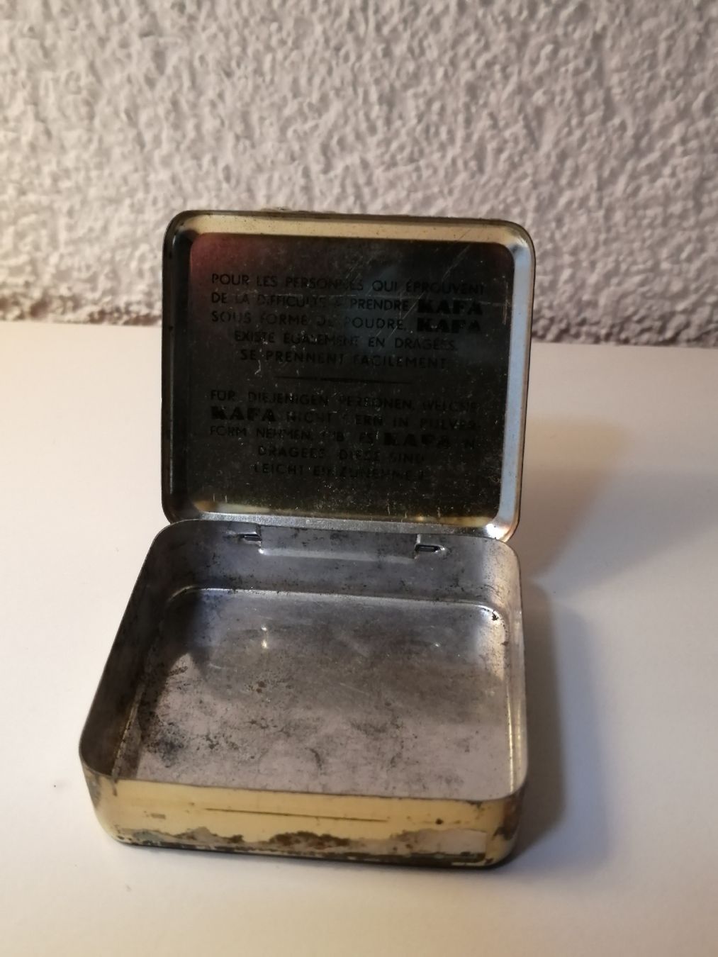 Barattoli: Antike Kafa Pulver Dose – Usato da Nunningen venduto da silvermoon68 4