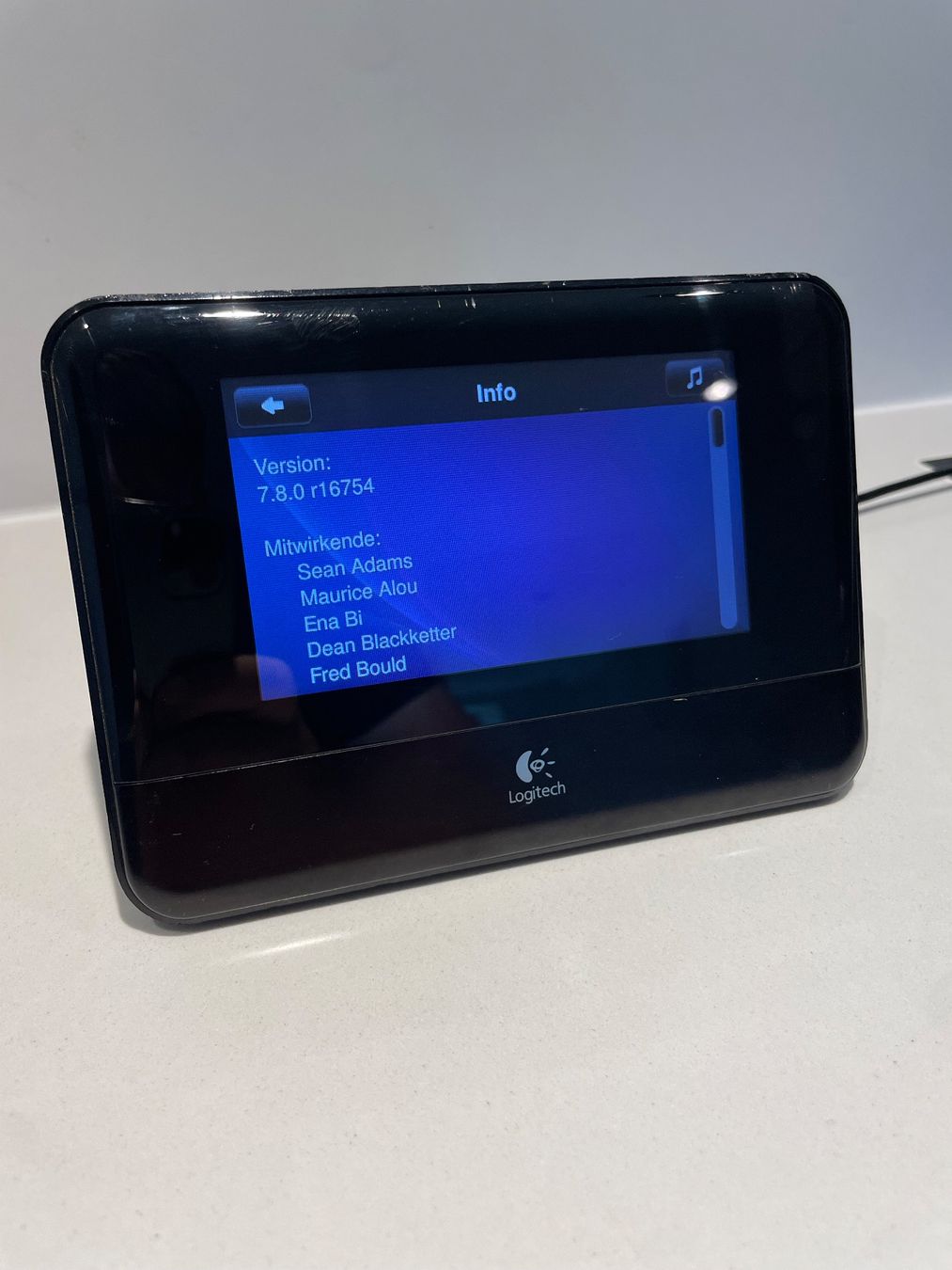 Logitech Sistemi audio & multimediali: Logitech Squeezebox Touch Musikplayer schwarz gebraucht – Usato da Rheineck venduto da LauriNX 4