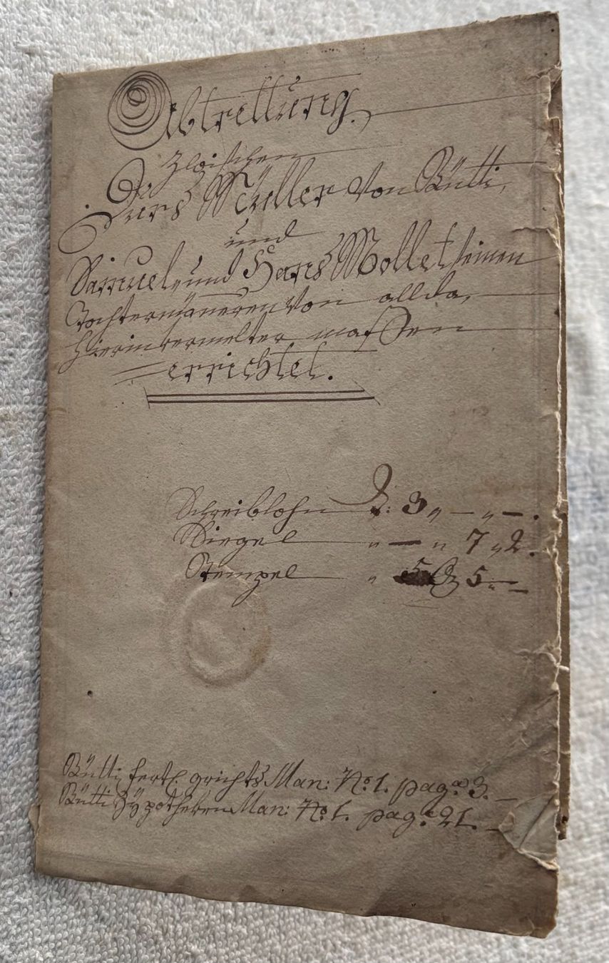 Documenti: ANTIKES DOKUMENT 1807 – Usato da Ostermundigen venduto da crazy-horse-1840