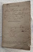 ANTIKES DOKUMENT 1807