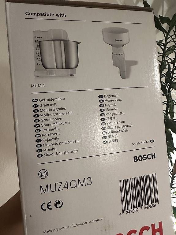 Küchengeräte: Bosch Mum 4 Getreidemühle Muz4gm3 – Gebraucht aus Winterthur von whatsgolden159 1