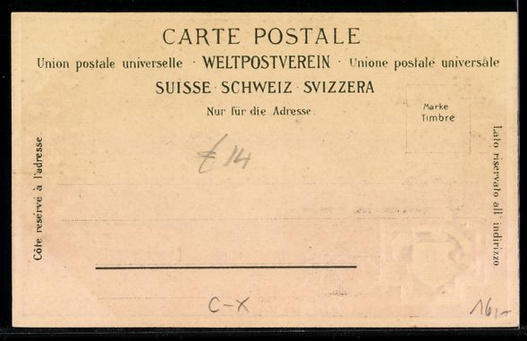 Cartoline postali: Passepartout-Lithographie Basel, Strasse – Usato da Berlin venduto da bartko-reher 1