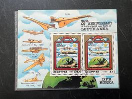 1980 Korea 25J. Lufthansa Block gest.  (A643)