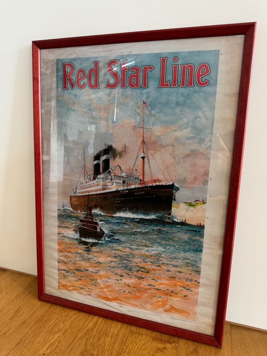 Foto & Immagini: Poster "Red Star Line" - incl. Rahmen – Usato da Walchwil venduto da Likrilo 1