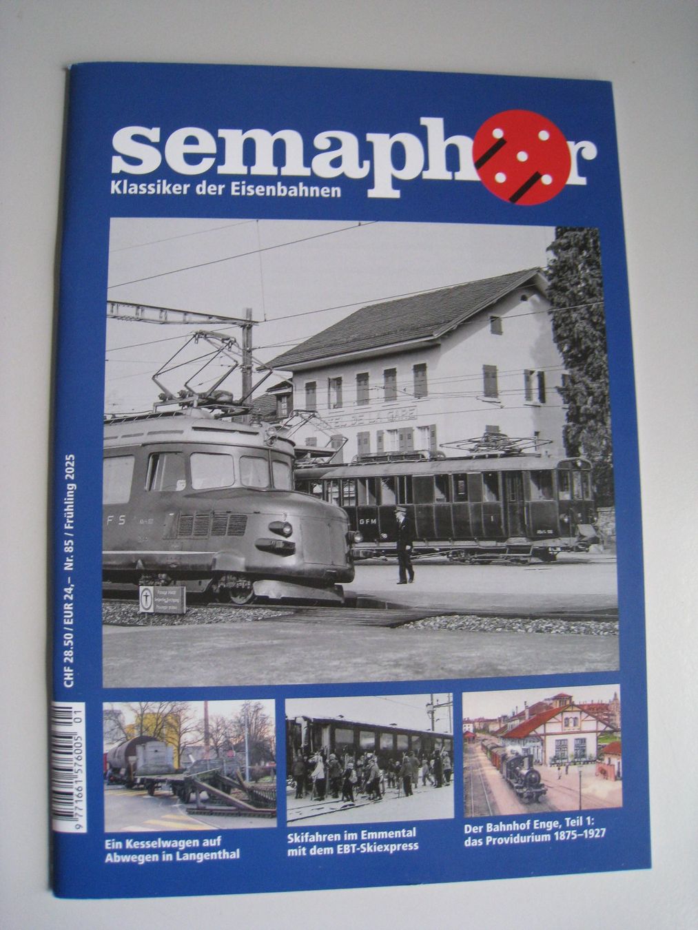Riviste & Magazine: Semaphor Ausgabe Frühling 2025, Nummer 85 – Usato da Buchs ZH venduto da swiss-train