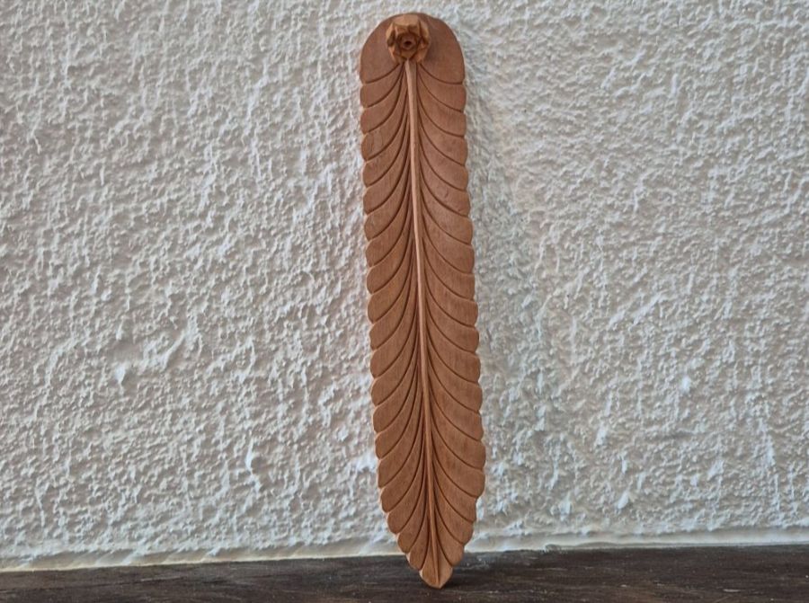 Bruciatori di incenso: Holz Räucherstäbchenhalter – Nuovo (secondo la descrizione) da Rünenberg venduto da Ainhoa13