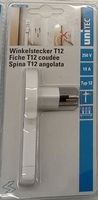 Winkelstecker T12 – 250V / 10A / max. 2500W – Weiss – NEU!