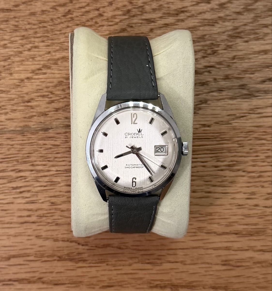Swiss Orologi: Cronel  Automatic 36 mm Schweizer vintage funktionsfähig – Usato da Zürich venduto da Fidel59 1