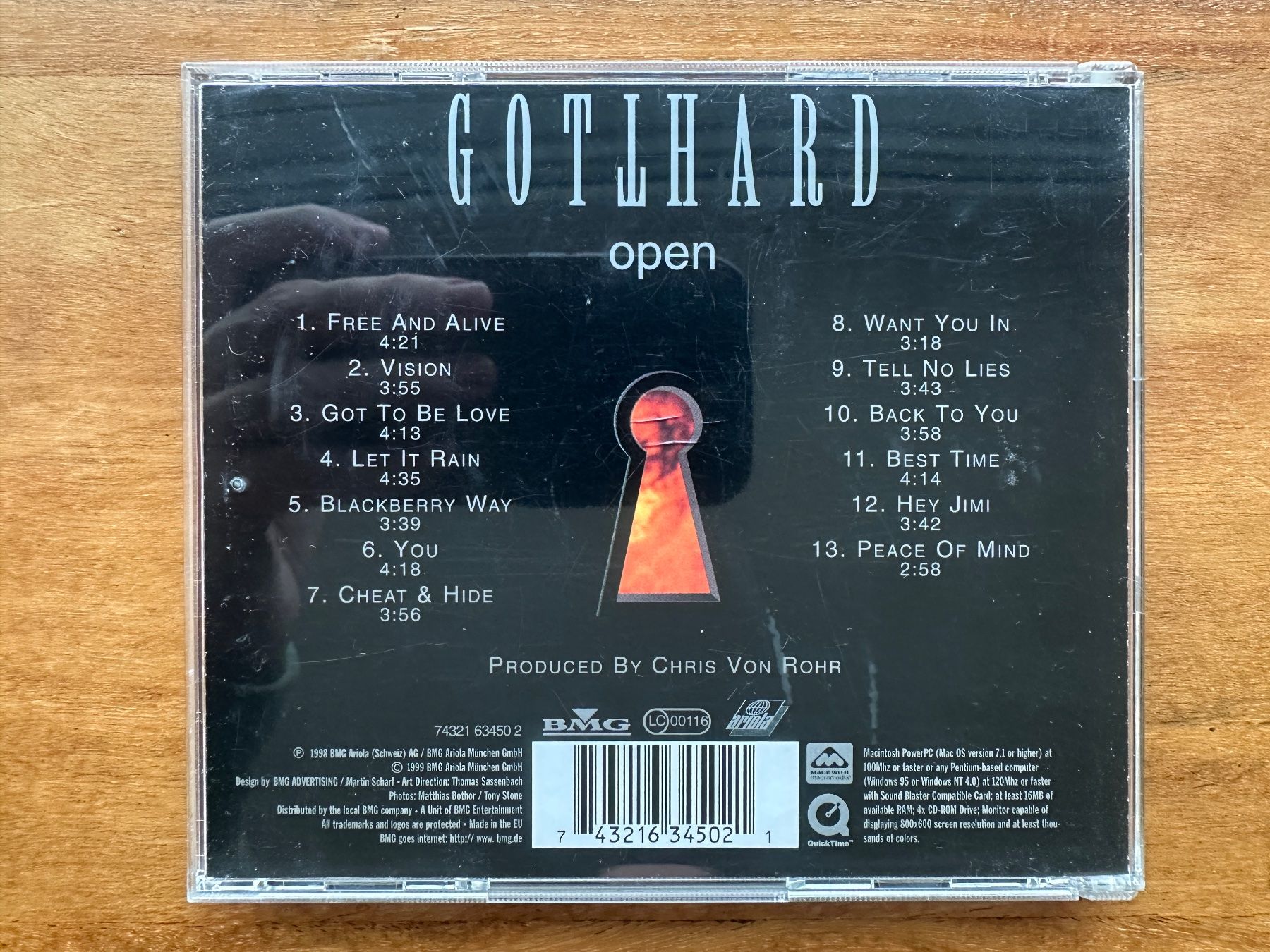 CDs: Gotthard - Open  (CD - Hard Rock Schweizer Band) – Gebraucht aus Horgen von flyingpenguin2000 2