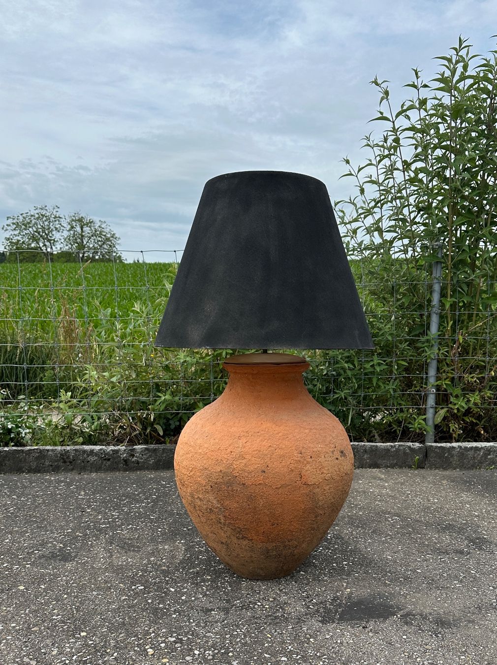 Lampade: XL Terrakotta Bodenlampe – Usato da Zürich venduto da frauflufelberg 1
