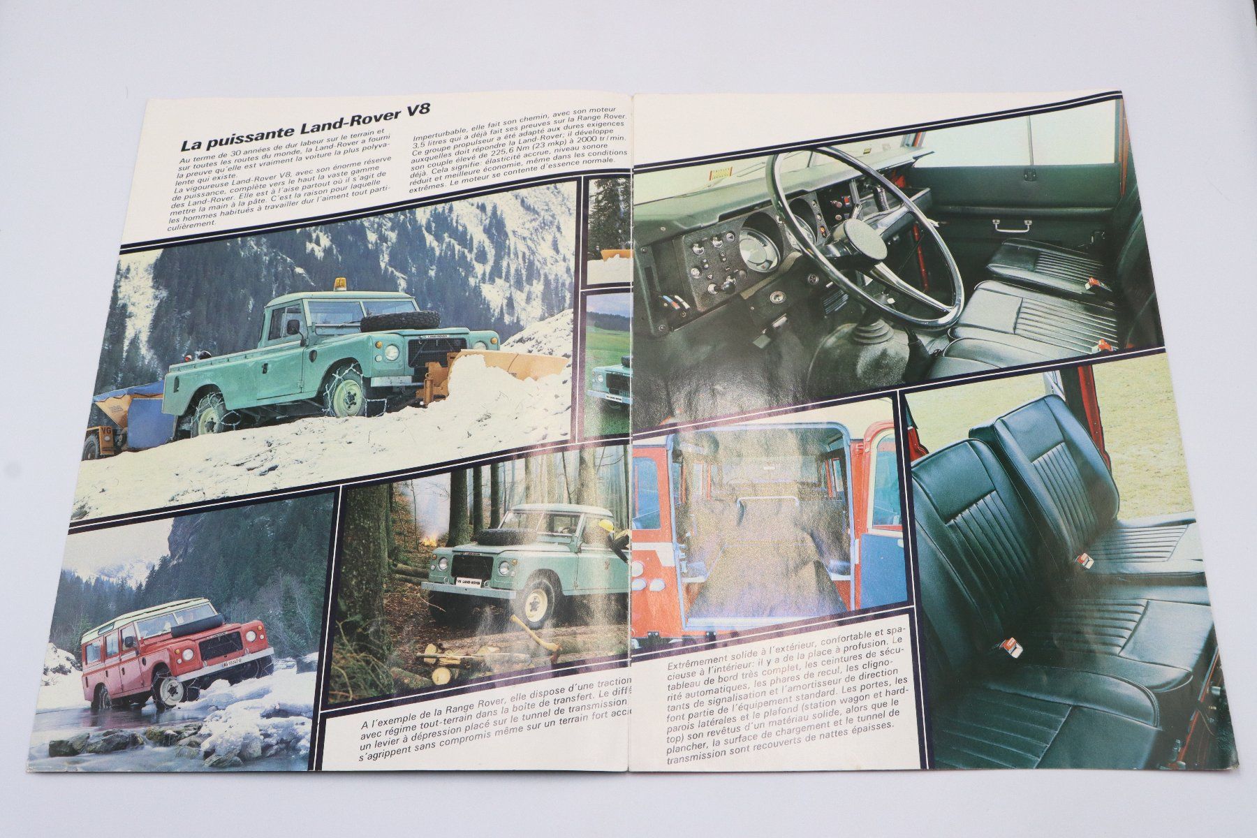 Land Rover Documenti: Land Rover V8 1981 Prospekt – Usato da Bühl b.Aarberg venduto da Collectorpassions 2