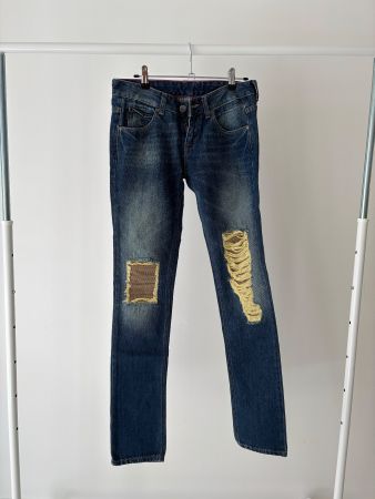 Jean Diesel femme bleu délavé déchiré taille S