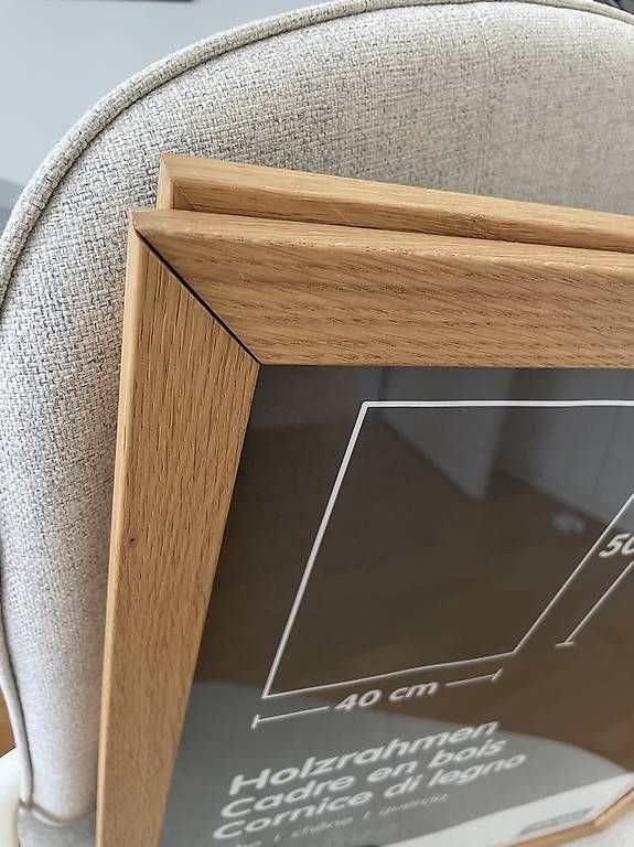 Micasa Bilderrahmen: 2 Bilderrahmen 40x50cm Eiche – Gebraucht aus Luzern von bse_11x 3