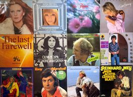 Schallplatten Sammlung: Deutsche Schlager Raritäten, Top!
