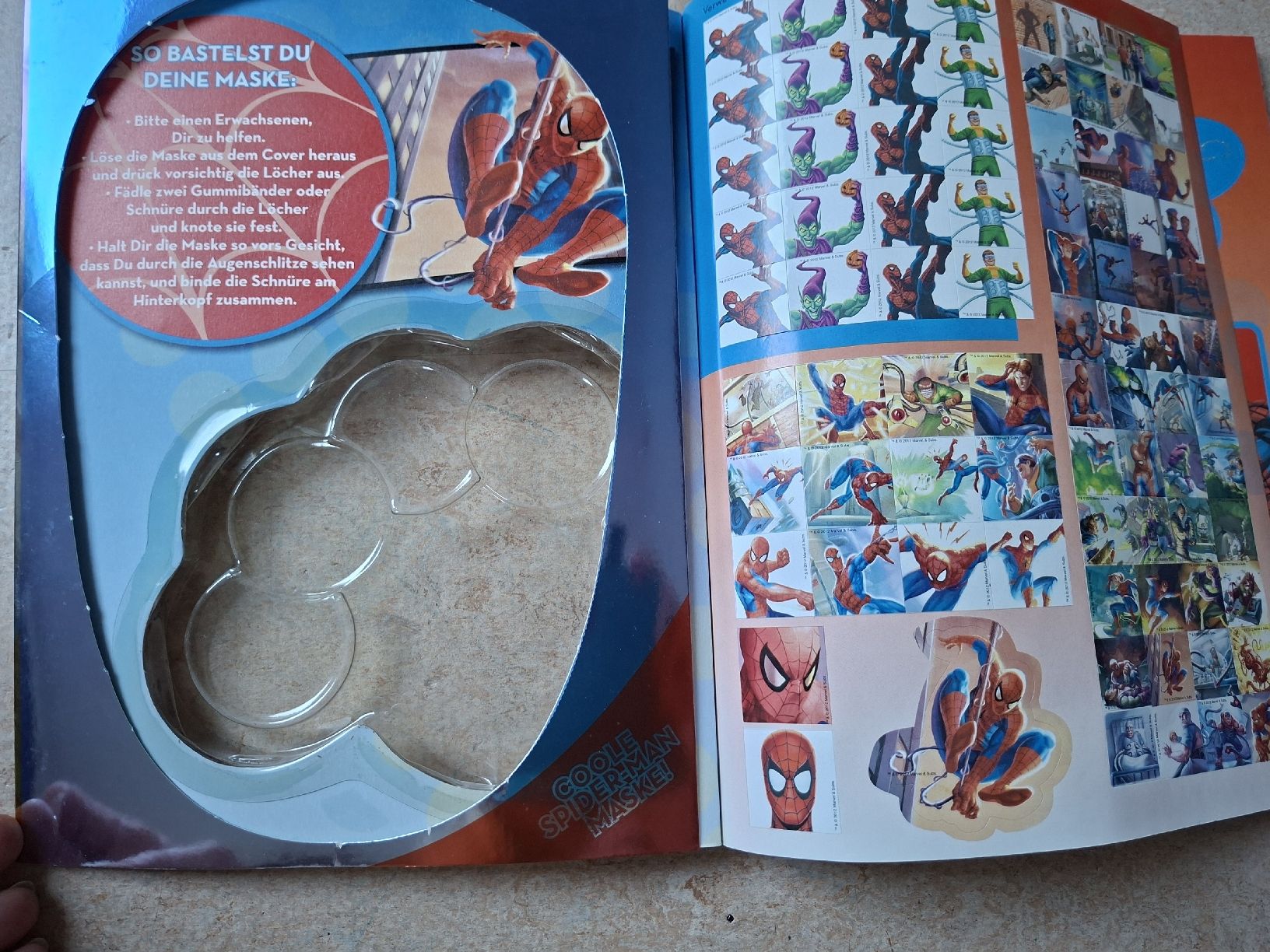 Comics: Spider-Man Sticker und Actionspass  – Gebraucht aus Klingnau von vollmond36 2