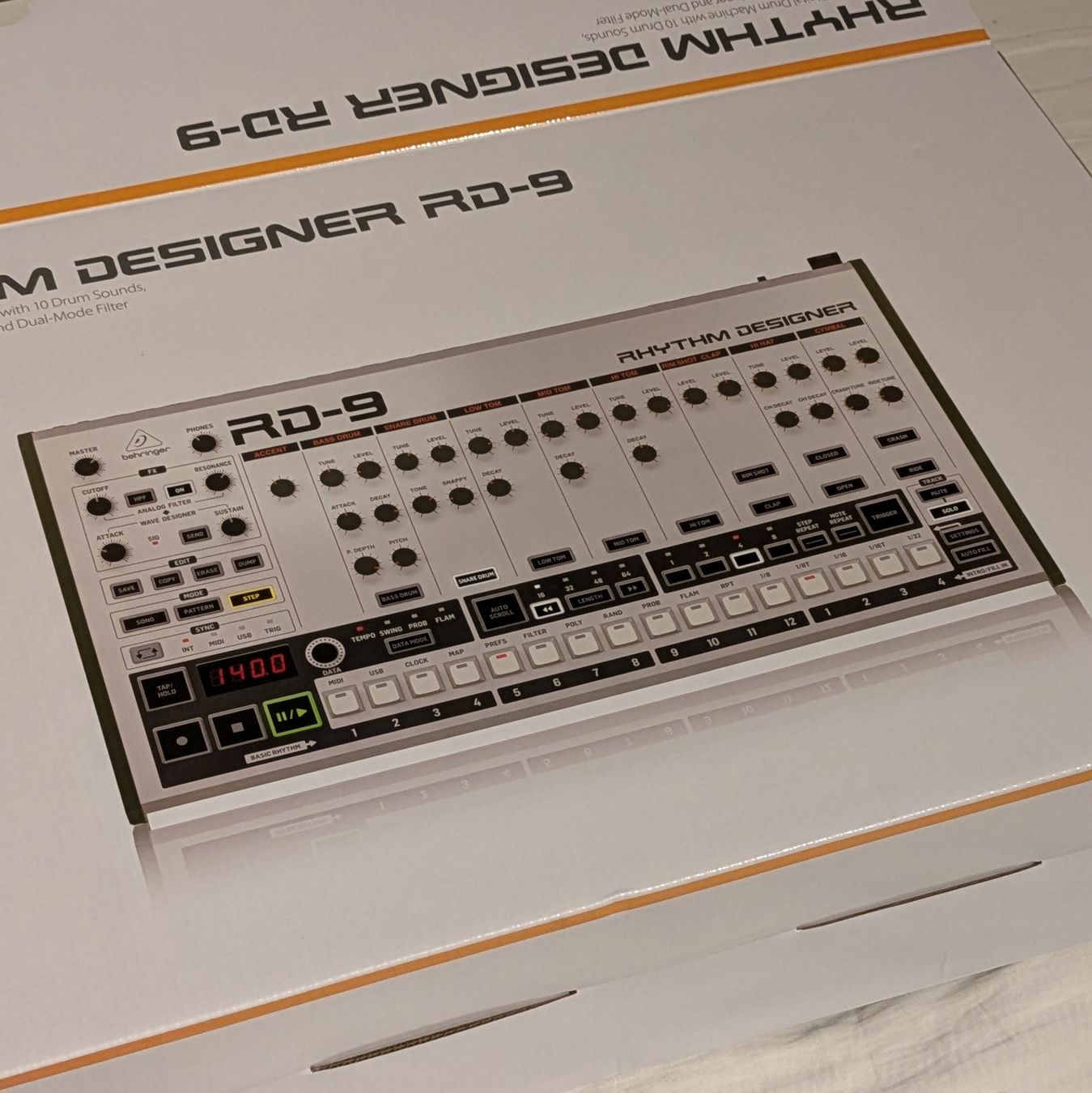 Behringer Strumenti musicali: Drum Machine Behringer RD-9 Rhythm Designer – Usato da Carouge GE venduto da vin_8kqd 4