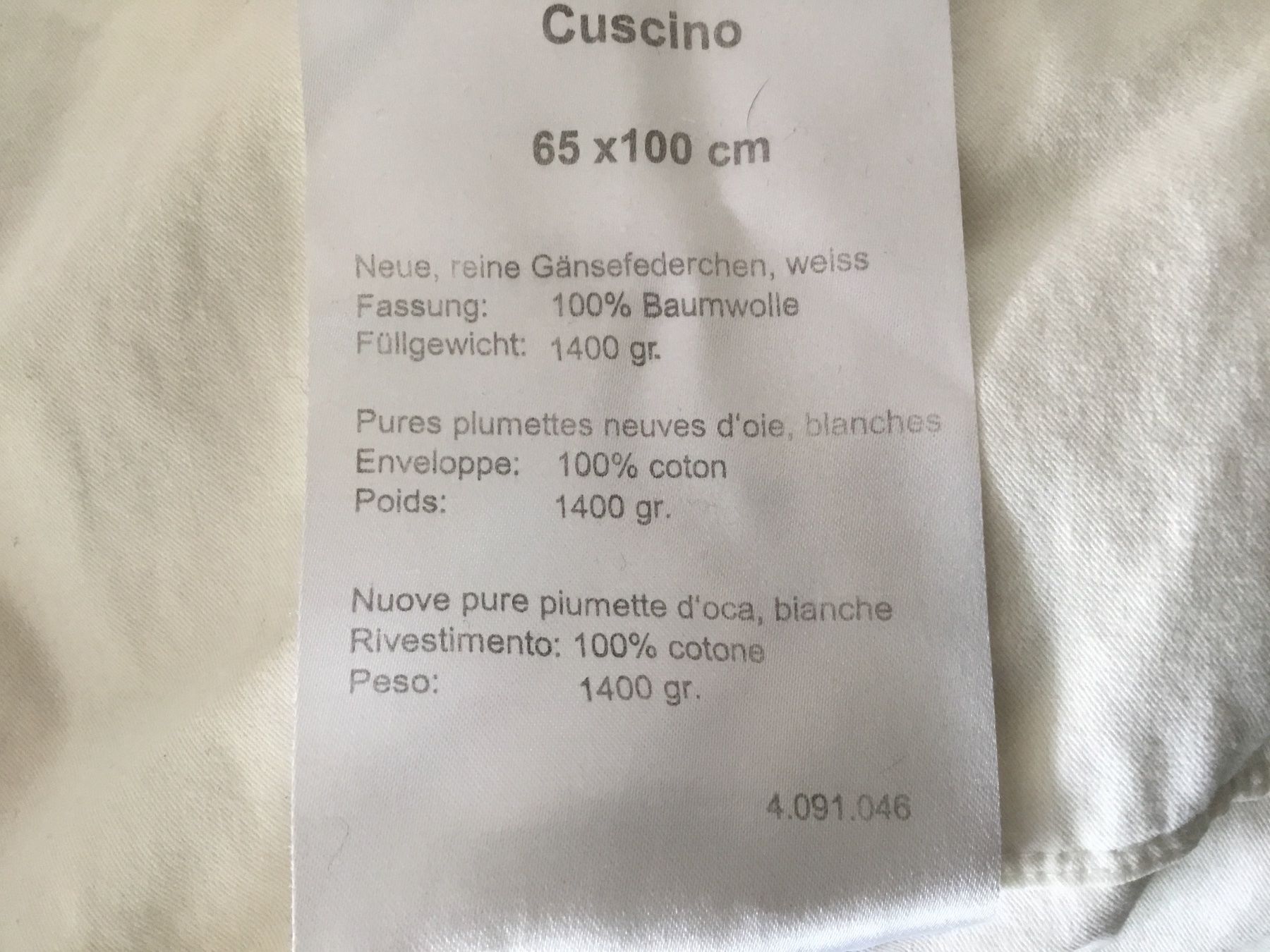 Kissen: Kopfkissen 65x100 cm – Gebraucht aus Kerzers von Georges3210 4