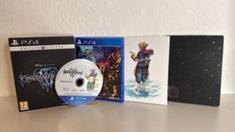 Kingdom Hearts III Deluxe Edition PS4/PS5 game - steelbook