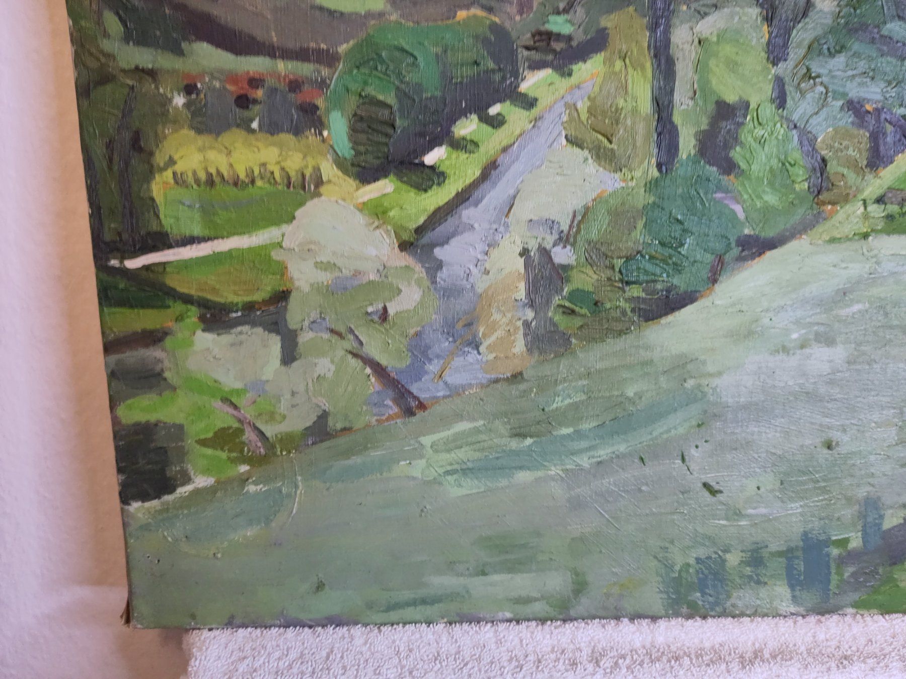 Dipinti: Anni FREY Landschaft mit Haus Ölbild – Usato da Zug venduto da RepTCG 2