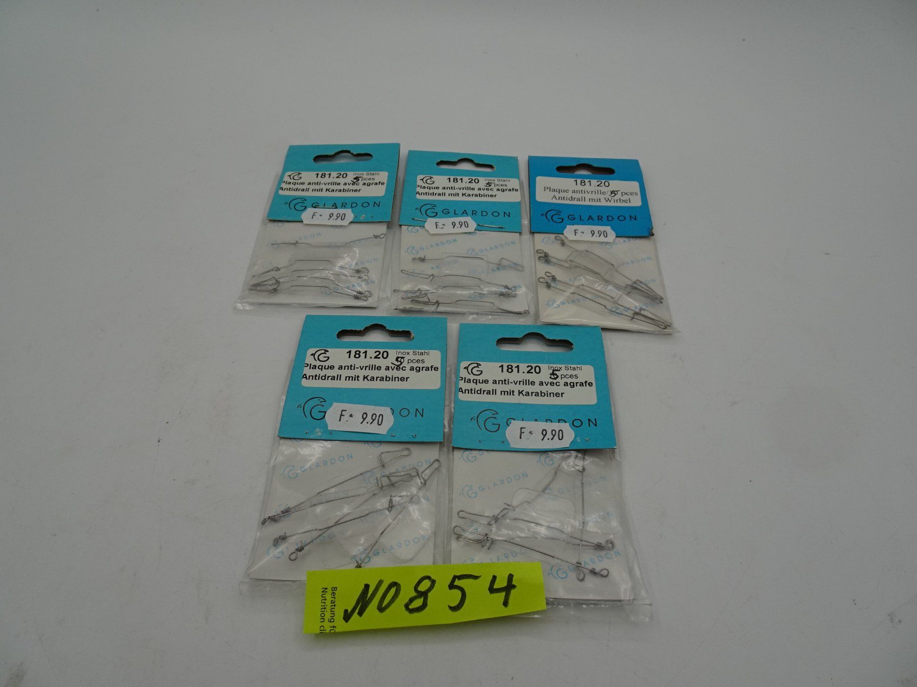 Esche: 5x Antidrall Glardon – Nuovo e nell'imballaggio originale da Uzwil venduto da koi02