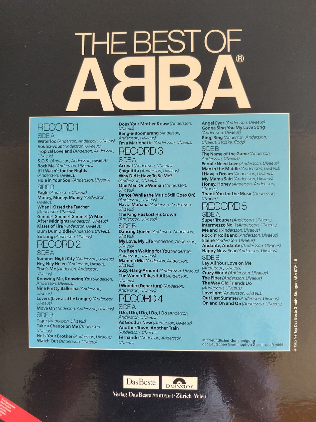Dischi in vinile: 8 LP's von ABBA – Usato da Büsserach venduto da Bey23 2