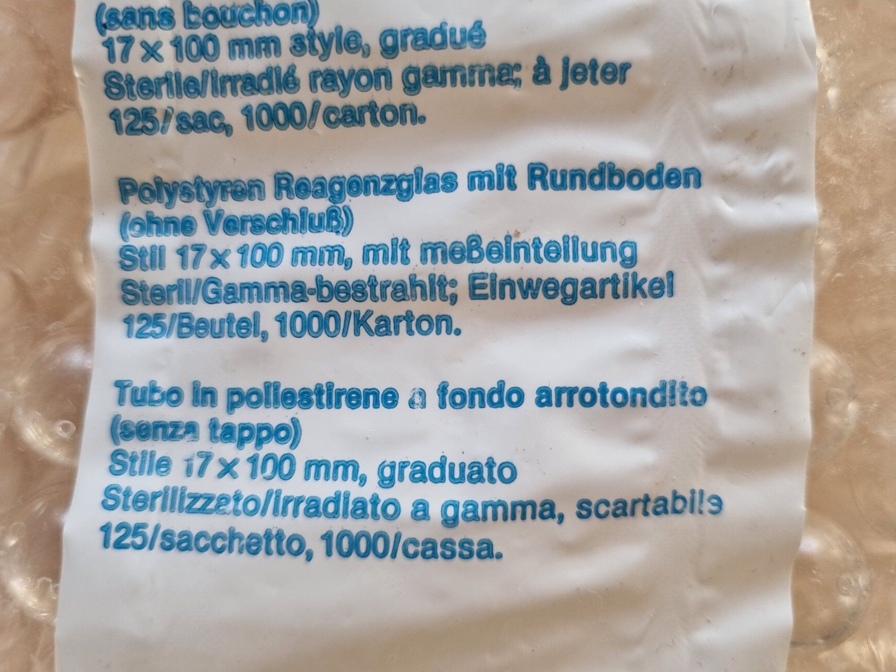 Bicchieri: 125 Reagenzgläsli – Nuovo e nell'imballaggio originale da Bözberg venduto da heinz-d 2