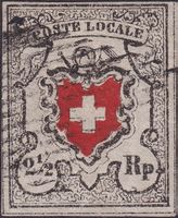 Poste Locale: 14I (T.38) breitrandige Marke +Attest, 2100.-