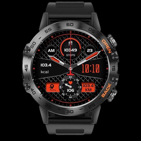 SMART WATCH UOMO donna, fitness tracker con monitor frequenza cardiaca