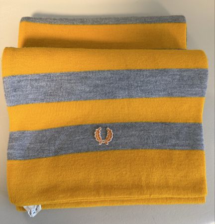 Fred Perry langer Schal Vintage Winter