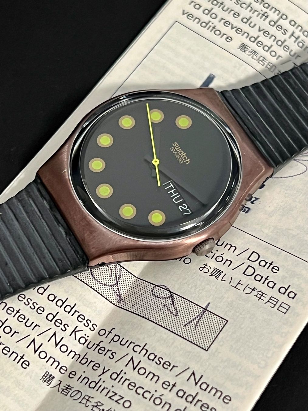 Swatch Orologi: Swatch GX706 BRIGHT LIGHTS 1989 – Usato da Sion venduto da ROBY_ROBY_ROBY
