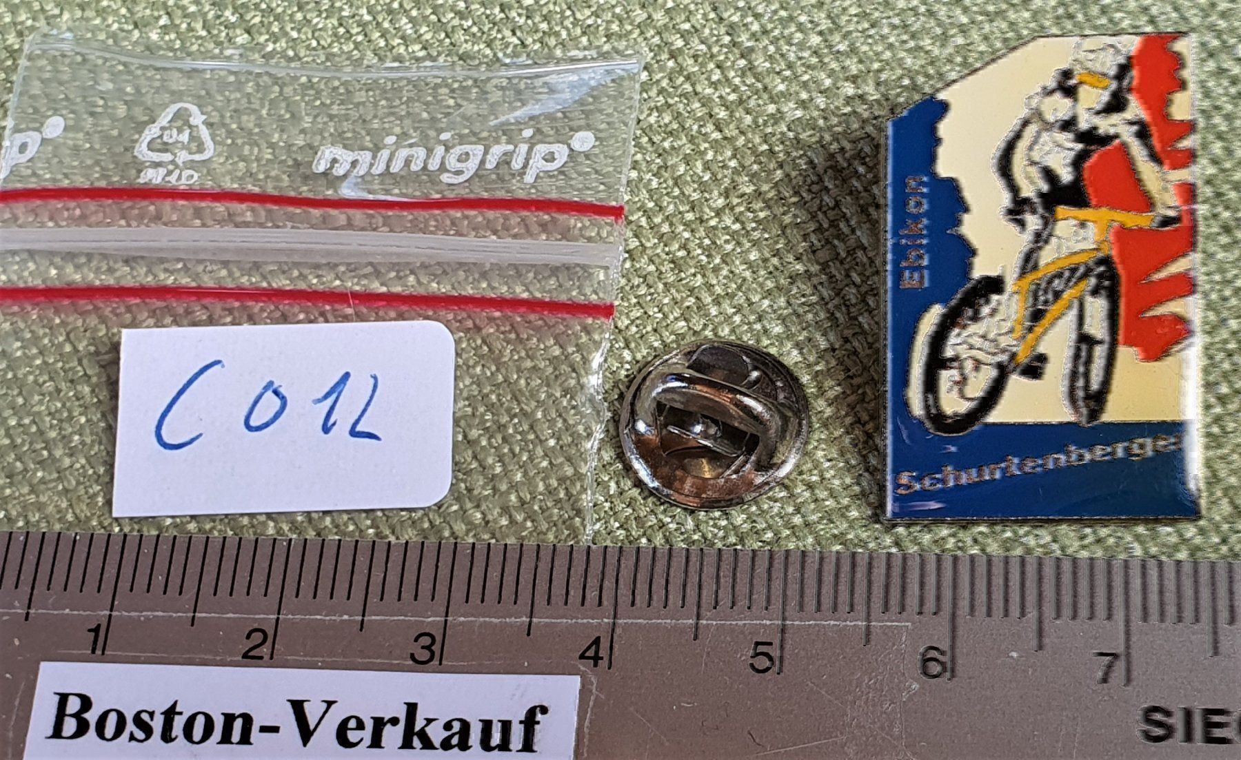 Placchette & Badge: C012 - Pin Ebikon Schurtenberger Schweiz – Usato da Reinach BL venduto da Boston-Verkauf 3