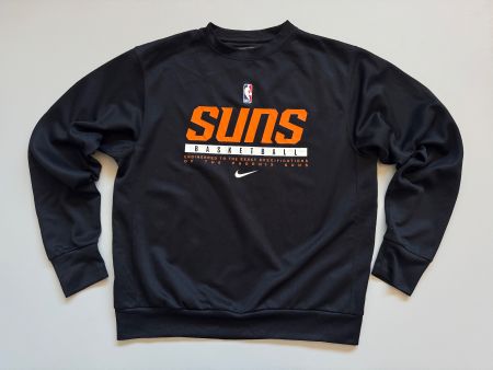 Nike NBA Phoenix Suns Sweatshirt Crewneck Dri Fit MEN M / L