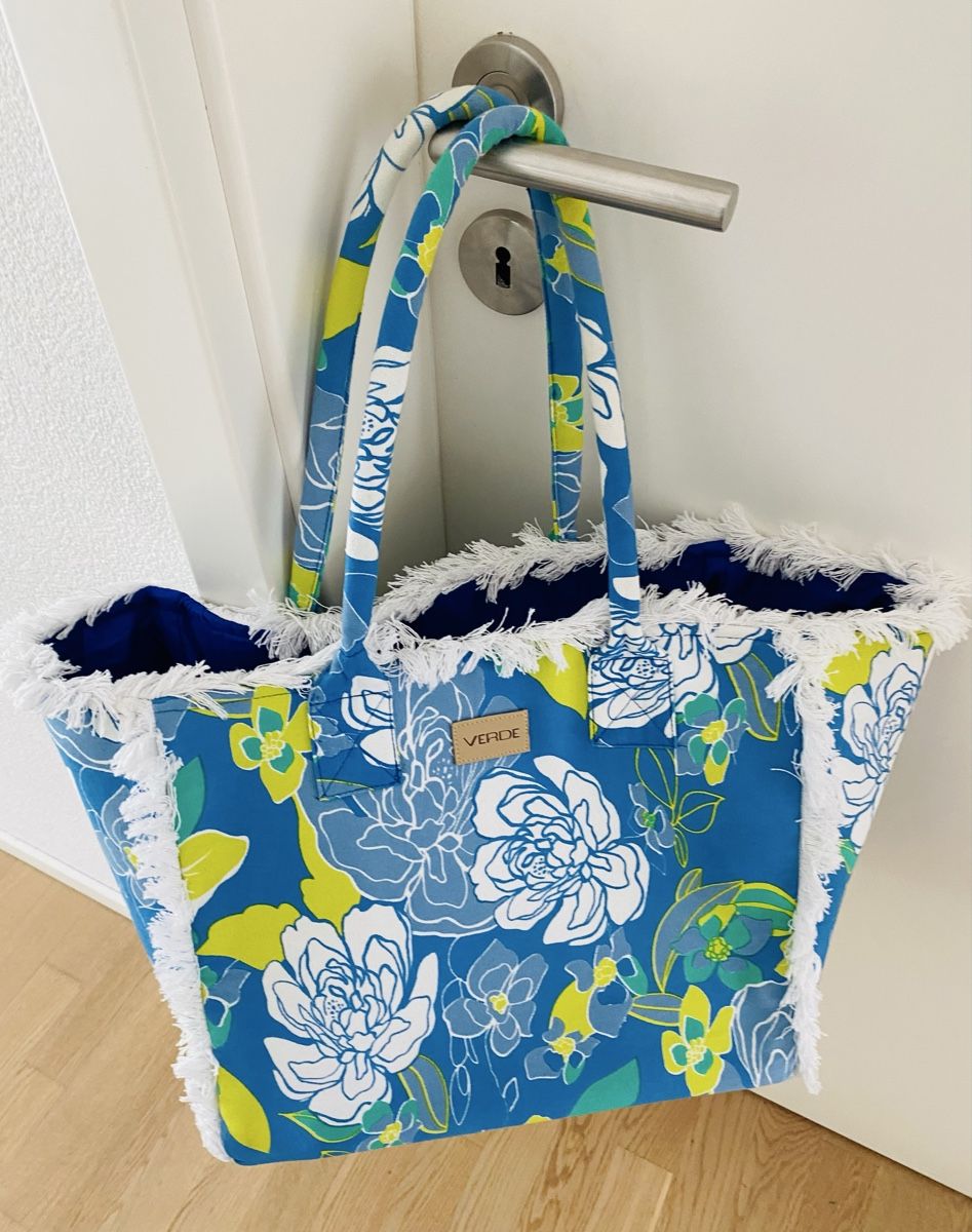 Borse da donna: Schöne VERDE Tasche Blumen FAST NEU! – Usato da Malters venduto da Kuettel1 3