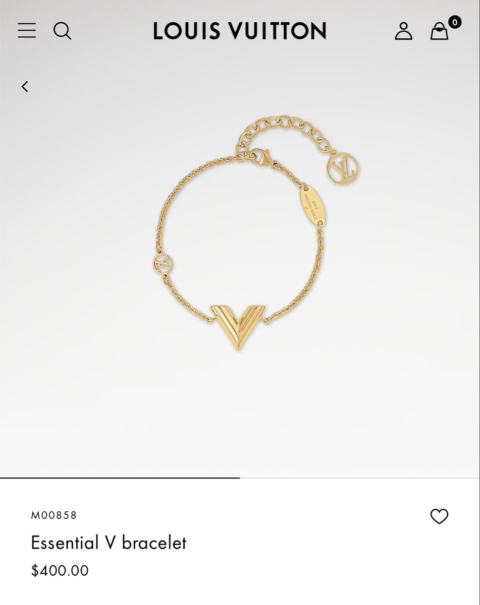 Louis Vuitton Bracciali & Braccialetti: Bracciale Louis Vuitton Essential V,  oro – Usato da Corseaux venduto da zetajones01 4