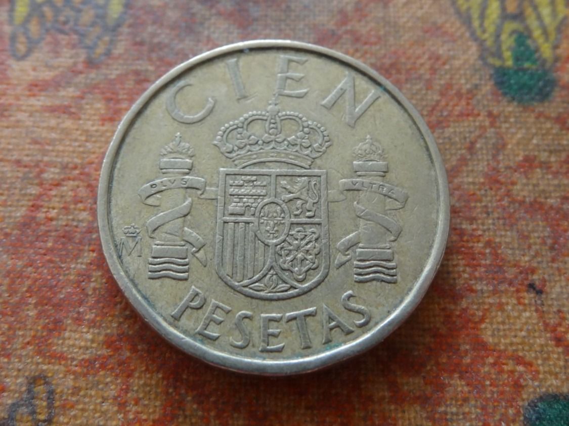 Tutti le monete: ESPAGNE  Cien  Pesetas  1982 – Usato da Romanel-sur-Lausanne venduto da Swift13