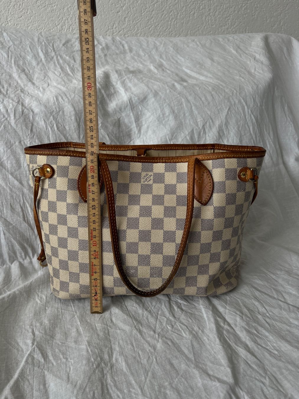 Louis Vuitton Borse da donna: Louis Vuitton Neverfull PM Damier Azur Canvas Leder – Usato da Biberist venduto da pin_ywg6 9