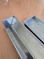 2 Profi-Terrinenformen aus Edelstahl – 30 × 7 cm / Dreieck