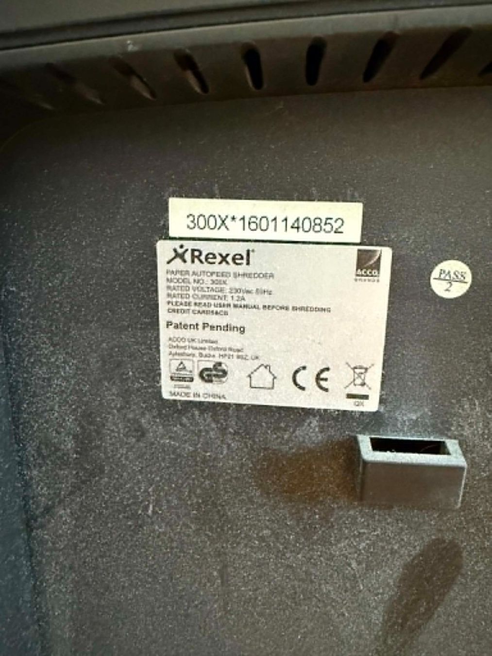 Rexel Aktenvernichter: Rexel Auto+ 300X Aktenvernichter / Shredder – Gebraucht aus Fällanden von Zihuatanejo 6