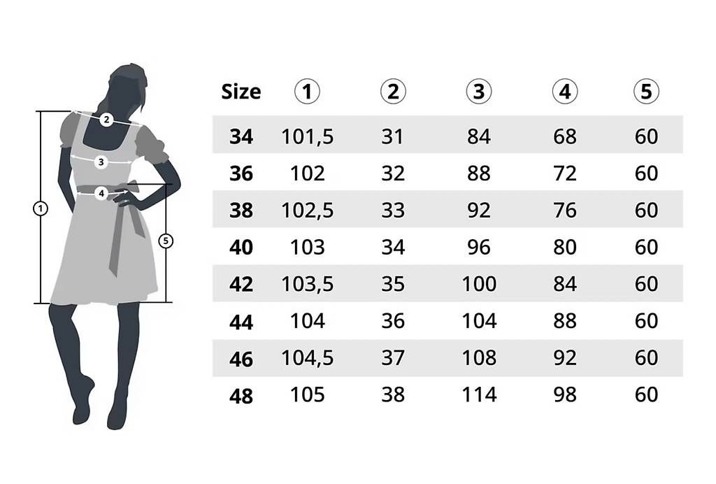 Costumi: neues Mini-Dirndl Ronja Grösse 42 – Nuovo e nell'imballaggio originale da Necker venduto da liq24 4