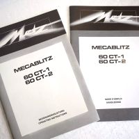 Metz 60 CT-1 CT- 2 Instructions Bedienungsanleitung