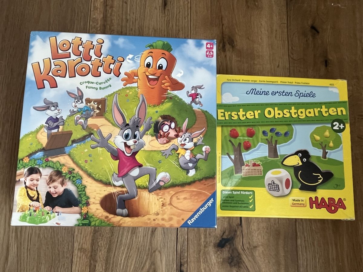 Ravensburger Giochi: Lotti Karotti & Erster Obstgarten Brettspiele – Usato da Dübendorf venduto da TOezdemir